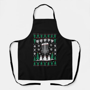 Disc Golf Ugly Christmas Sweater Pajama Gifts Apron