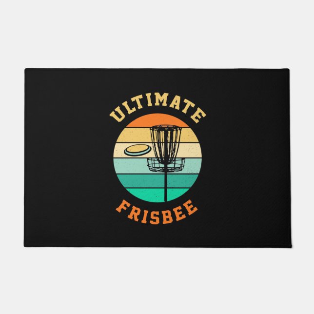 Disc Golf Ultimate Frisbee Doormat (Front)