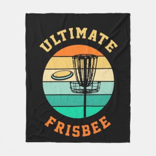 Disc Golf Ultimate Frisbee Fleece Blanket
