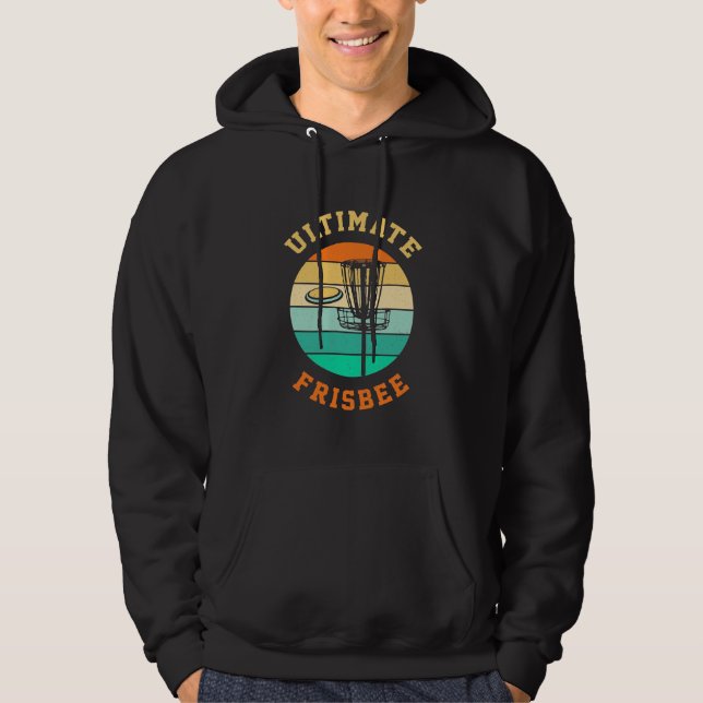 Disc Golf Ultimate Frisbee Hoodie (Front)