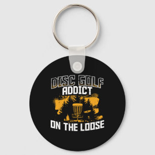 Disc Golf Ultimate Frisbee Key Ring