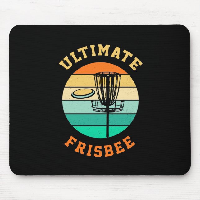 Disc Golf Ultimate Frisbee Mouse Mat (Front)