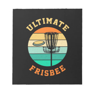 Disc Golf Ultimate Frisbee Notepad