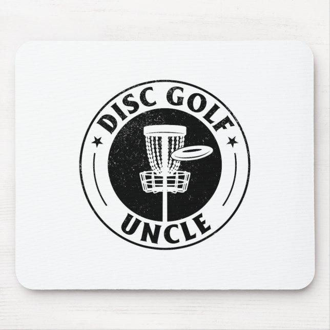 Disc Golf Uncle - Disc Golfing Uncle Disc Golf Pla Mouse Mat (Front)