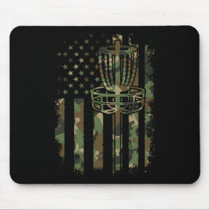 Disc Golf Us Flag Flag Disc Basket Us Flag Disc Go Mouse Mat