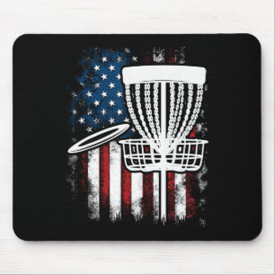 Disc Golf Usa Flag _2 Mouse Mat