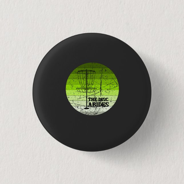 Disc Golf Vintage 3 Cm Round Badge (Front)