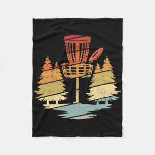 Disc Golf Vintage Disc Golf Sport Frisbee Fans Gif Fleece Blanket