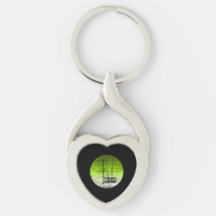 Disc Golf Vintage Key Ring