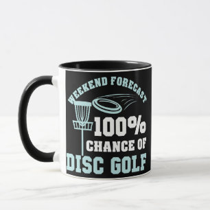 Disc Golf Weekend Forecast Frisbee Discgolf Mug