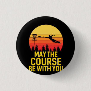 Disc Golf With You 3 Cm Round Badge