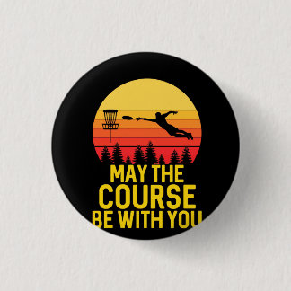 Disc Golf With You 3 Cm Round Badge