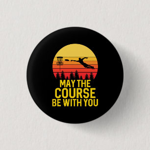 Disc Golf With You 3 Cm Round Badge