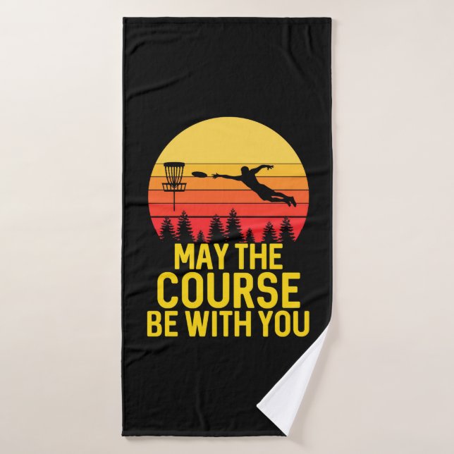 Disc Golf With You Bath Towel (Bath Towel)
