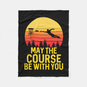 Disc Golf With You Fleece Blanket