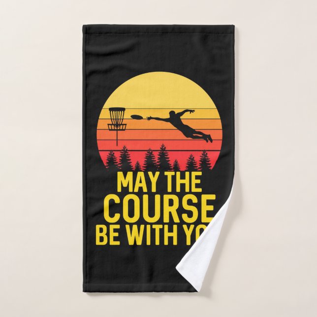 Disc Golf With You Hand Towel (Hand Towel)