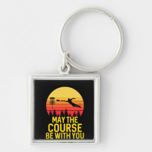 Disc Golf With You Key Ring