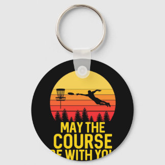Disc Golf With You Key Ring