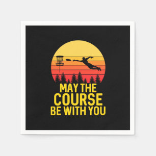 Disc Golf With You Napkin