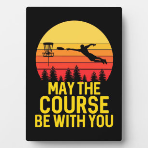 Disc Golf With You Plaque