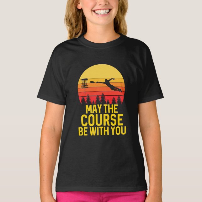 Disc Golf With You T-Shirt (Front)