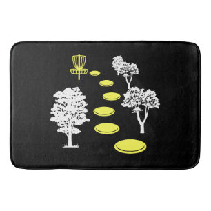 Disc Golf Woods Disc Golfer Gift Bath Mat