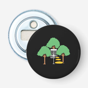 Disc Golf Woods Disc Golfer Gift Bottle Opener