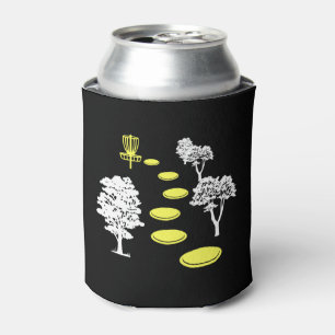 Disc Golf Woods Disc Golfer Gift Can Cooler