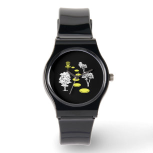 Disc Golf Woods Disc Golfer Gift Watch