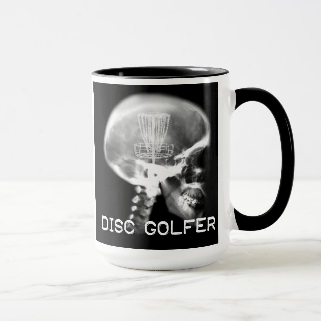 disc golf x ray mug (Right)