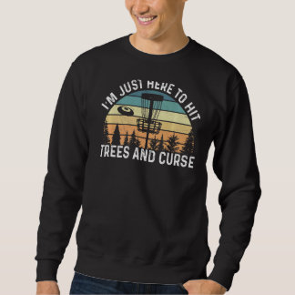 Disc Golfer Disc Golf Gear Retro Disc Golfing Sweatshirt