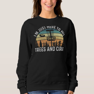 Disc Golfer Disc Golf Gear Retro Disc Golfing Sweatshirt