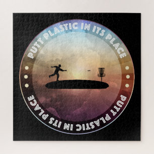 Disc Golfing Jigsaw Puzzle