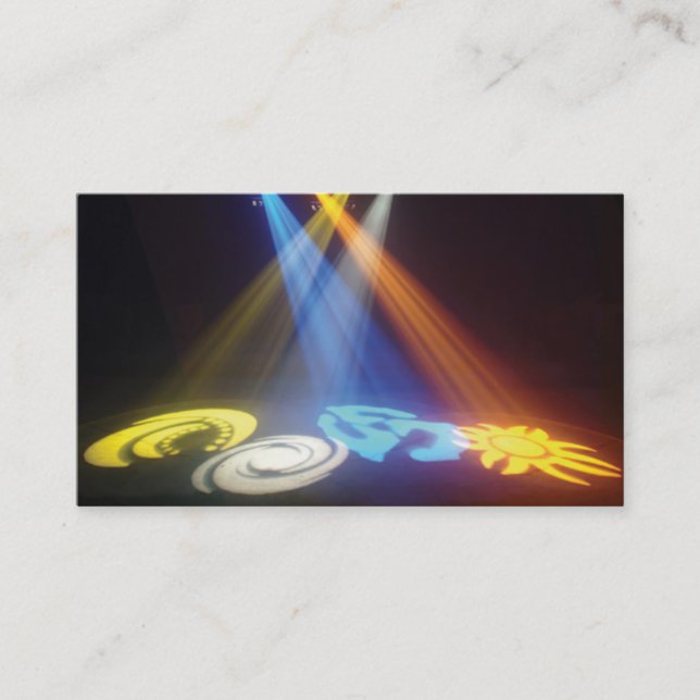 Disc Jockey Business Card (Front)