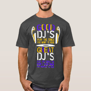 Disc Jockey Set Turntable - Vinyl T-Shirt