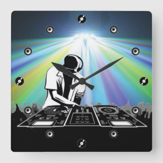 Disc Jockey Wall Clock