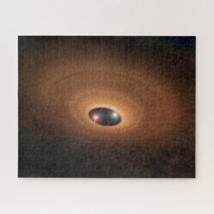 Disc Of Dusty Material Leftover From Star Forming Jigsaw Puzzle