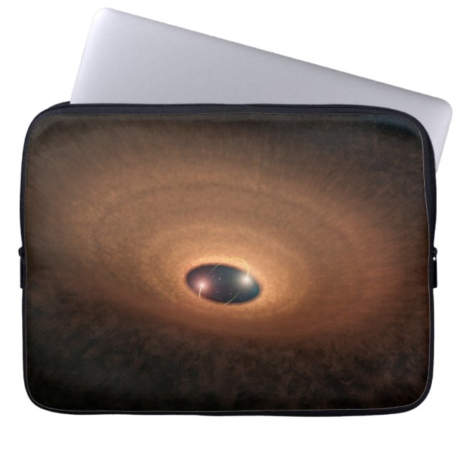 Disc Of Dusty Material Leftover From Star Forming Laptop Sleeve (Front)