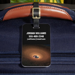 Disc Of Dusty Material Leftover From Star Forming Luggage Tag