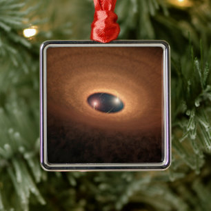 Disc Of Dusty Material Leftover From Star Forming Metal Tree Decoration