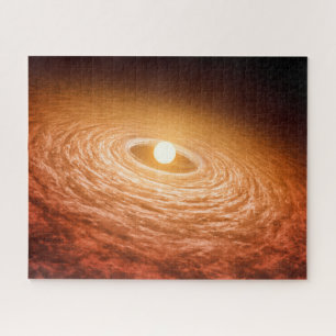 Disc Of Material Surrounding Star Fu Orionis. Jigsaw Puzzle