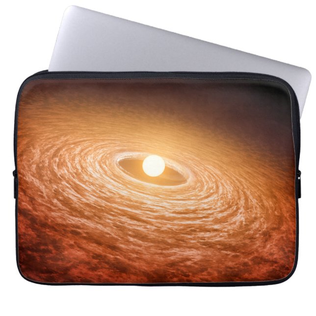 Disc Of Material Surrounding Star Fu Orionis. Laptop Sleeve (Front)
