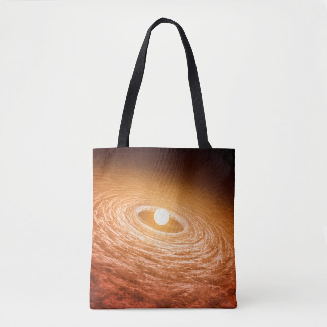 Disc Of Material Surrounding Star Fu Orionis. Tote Bag (Front)