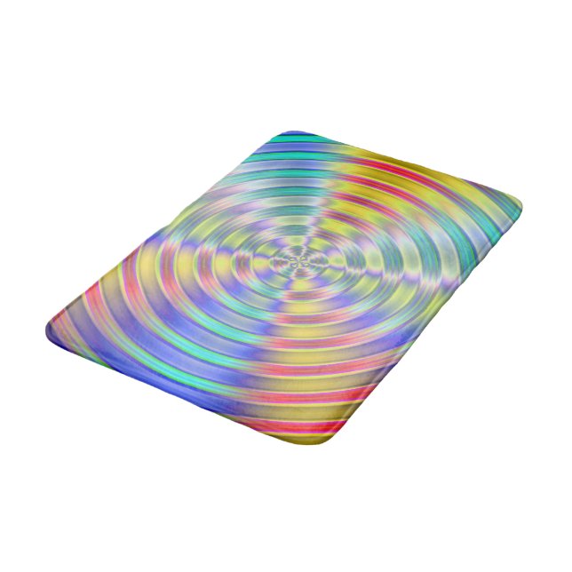 Disc Pattern Bath Mat (Angled)