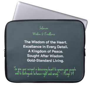 Discerning Heart Excellence Laptop Sleeve