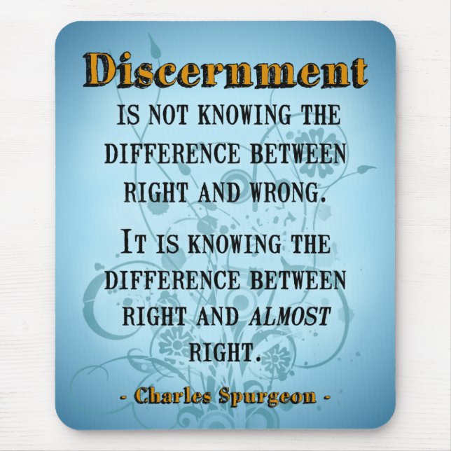 Discernment Mouse Mat (Front)