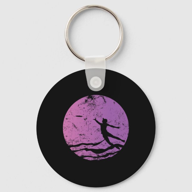Discgolf Is Much Too Fast For You  Key Ring (Front)