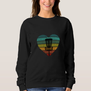 DiscGolf - Retro Vintage Target Basket Sweatshirt