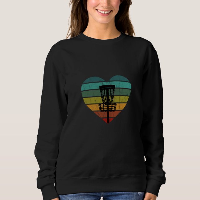 DiscGolf - Retro Vintage Target Basket Sweatshirt (Front)