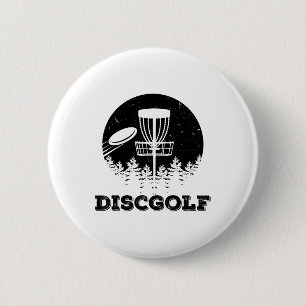 Discgolf Ultimate Frisbee Throw It In The Sket Dis 6 Cm Round Badge